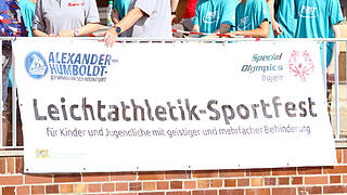 Impressionen vom 'Mein Olympia 2023 - Special Olympics Bayern' im Schweinfurter Sachs-Stadion.