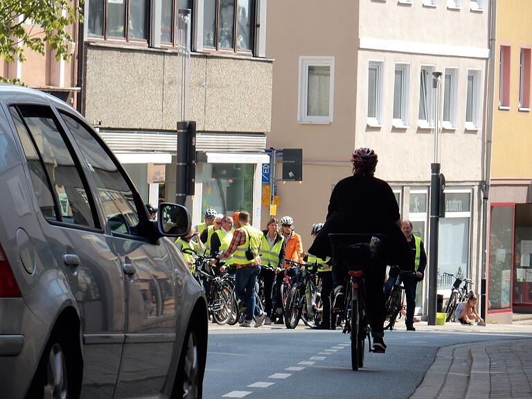 Unter den Pluspunkten vermerkten die Juroren Schutzstreifen und das in beide Richtungen erlaubte Radeln in Einbahnstraßen – wie etwa in der Oberen Straße.