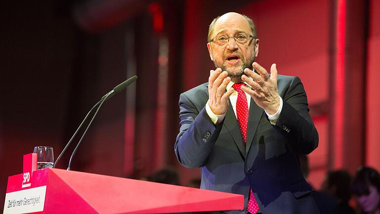 SPD-Kanzlerkandidat Martin Schulz stellt sich am Samstag (04.03.17) im Vogel Convention Center (VCC)  in Würzburg der Basis vor.