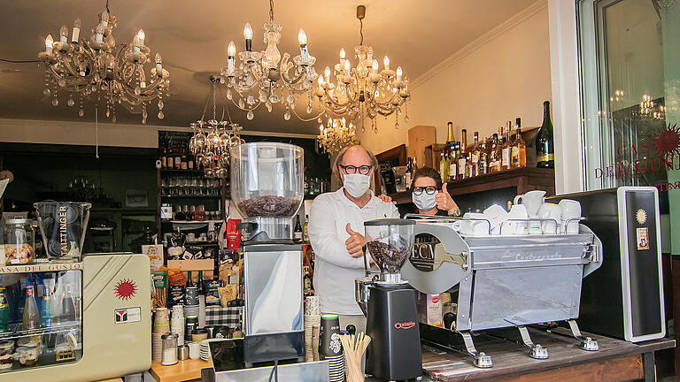 Wiedereröffnung der Geschäfte am Montag 27.04.20 in Würzburg.