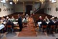 Gottesdienstbesucher in Roden.