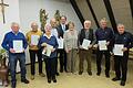 Im Bild von links: Werner Löschengruber (40), Herbert Götz (40), Annemarie Salzer (50), Lutz Gube (40), Vorsitzender Martin Schamberger, Anneliese Hartmann (LVM), Gerhard Hümmler (40), Berthold Zierer (50) und Günter Braun (50). Es fehlten: Harald Aumeier, Heribert Dreßler, Elfriede Klement, Gregor Pfaff, Liselotte Schäfenacker, Kurt Tenschert (jeweils 40 Jahre), Helmut Behr, Karl-Heinz Kramer, Hiltrud Schlereth und Elmar Sternecker (jeweils 50 Jahre).