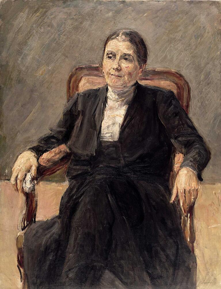 Das prominenteste umstrittene Kunstwerk in der Sammlung Georg Schäfer: Max Liebermanns Porträt seiner Frau Martha. Das prominenteste umstrittene Kunstwerk in der Sammlung Georg Schäfer: Max Liebermanns Porträt seiner Frau Martha.