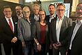 Der neu gewählte CDU-Stadtverbandsvorsitzende Dominik Martin (Zweiter von rechts) aus Gerlachsheim gemeinsam mit (von links) dem Kreisvorsitzenden Prof. Dr. Wolfgang Reinhart MdL und den Mitgliedern des geschäftsführenden Vorstands Frank Schönhöfer, Gabriel Mütsch, Egbert Wöppel, Tamara Weiland-Müller, Marco Hess und Hartmut Schäffner. (Auf dem Bild fehlen Lea Babichev und Marc Radlmair.)