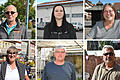 (Von links oben) Ernst Umhöfer, Julita Kosieradzka, Daphne Hanika-Merz, Maria-Theresia Geller, Matthias Heurung und Akmal Songaryan erzählen, ob sie bei diesen Temperaturen ihre Heizung bereits angeschaltet haben.&nbsp;