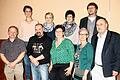 Neuwahlen beim TSV Rüdenhausen: Michaela Schierer (hinten, von links) Daniela Irig, Karin Lauerbach und Christian Klier sowie (vorn, von links) Gunter Dürner, Sven Ackermann, Dagmar Winter, Petra Zeidler und Norbert Bergmann.