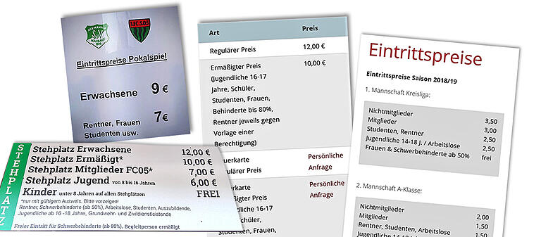 Frauen zahlen an den Kassenhäuschen in Haibach, Gerolzhofen, Aubstadt oder Schweinfurt jeweils nach anderen Regeln: mal als Erwachsene, mal nicht. Und mitunter sollen sie einen Nachweis für ihre Ermäßigung erbringen. Frauen zahlen an den Kassenhäuschen in Haibach, Gerolzhofen, Aubstadt oder Schweinfurt jeweils nach anderen Regeln: mal als Erwachsene, mal nicht. Und mitunter sollen sie einen Nachweis für ihre Ermäßigung erbringen. 