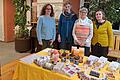 Carmen van Musscher (vhs), Dr. Kirsten Bähr (VerbraucherService Bayern), Friederike Baumgärtel (Weltladen Ochsenfurt) und Margit Wiehl (Weltladen Ochsenfurt).