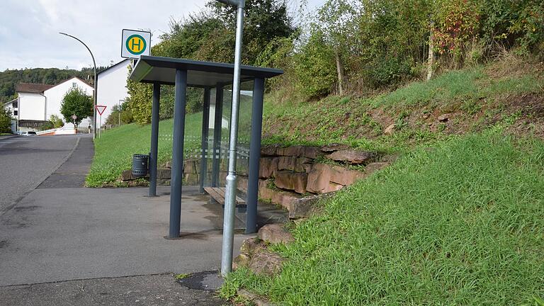 Auch künftig wird diese Haltestelle in Holzkirchen in der Alten Straße nur von Schülerinnen und Schülern genutzt und nicht für den Linienverkehr freigegeben.