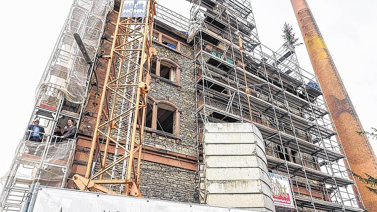 Neues Leben in alten Gemäuern: Am Sudhaus auf dem Bürgerbräu-Gelände wurde Richtfest gefeiert.