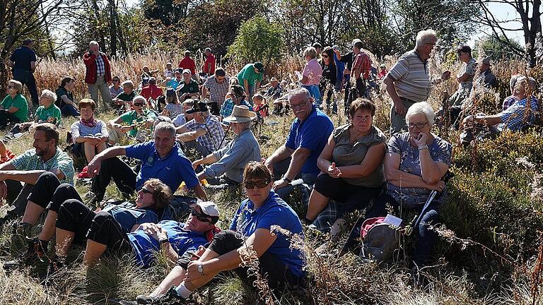 Die Heidelsteinfeier ist Jahr für Jahr ein großes Treffen der Rhönklub-Familie.