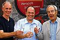 Deutsch-österreichische Freunde: Im Bild (von links): Max Schruff, der in Bad Mitterndorf den Austausch organisiert, Röttingens Bürgermeister Martin Umscheid und Bad Mitterndorfs Bürgermeister Karl Kaniak.