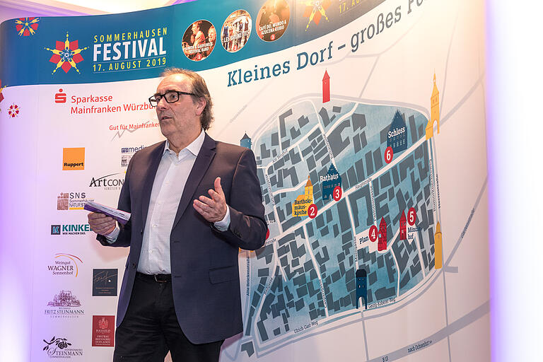 Herbert Löw ist Projektmanager beim Sommerhausen Festival.