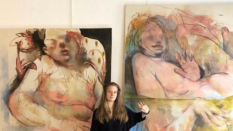 Lisa Wölfel stellt in Haßfurt im Kunsthaus aus.  Die Vernissage findet am Mittwoch, 3. November,  um 18 Uhr im Kunsthaus in Haßfurt statt.