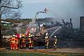 Bauernhof in Oberfranken steht in Vollbrand       -  Bei Helmbrechts brennt ein Bauernhof.