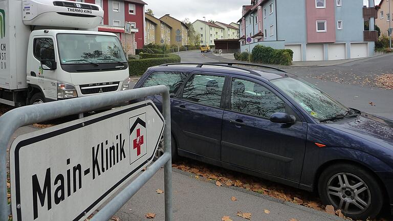 Die Zufahrt zur Main-Klinik durch das Bärental belastet die Anwohner. Mittelfristig soll die Haupterschließung deshalb über die Polisina erfolgen.