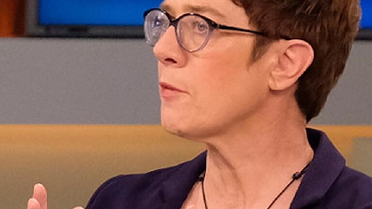 AKK bei 'Anne Will'       -  Mit der AfD will CDU-Chefin Annegret Kramp-Karrenbauer nichts am Hut haben.