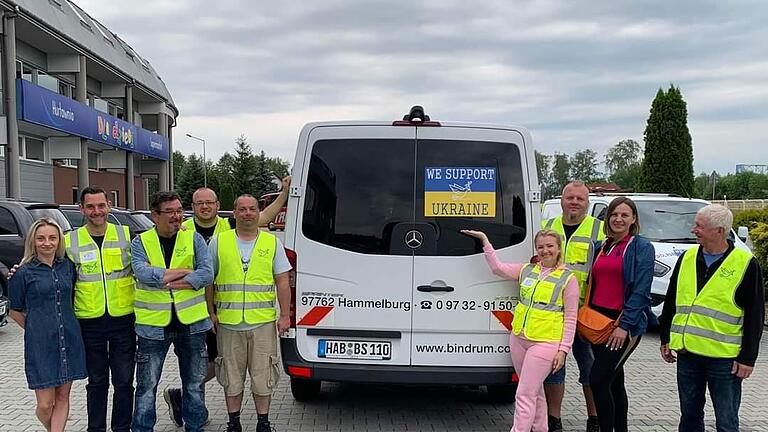 Für den Verein 'Bad Brückenau hilft!' war es mittlerweile die siebte Hilfsmission an die ukrainische Grenze. Foto: Tania Kisliak.       -  Für den Verein 'Bad Brückenau hilft!' war es mittlerweile die siebte Hilfsmission an die ukrainische Grenze. Foto: Tania Kisliak.