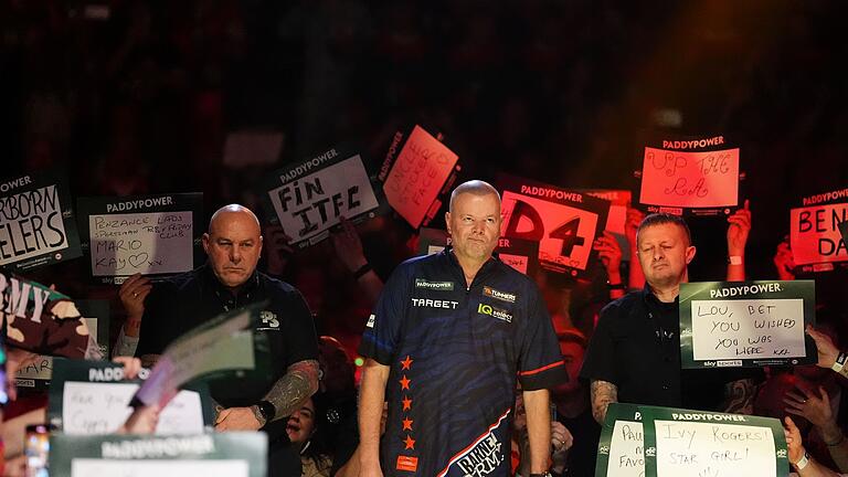 Darts-WM in London       -  Raymond van Barneveld bei der WM in London.