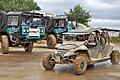 Offroad-Messe „Abenteuer & Allrad“: So macht Schlamm Spaß       -  In den verschiedenen Fahrzeugen konnten Besucher mitfahren, durch Wasser und Matsch.