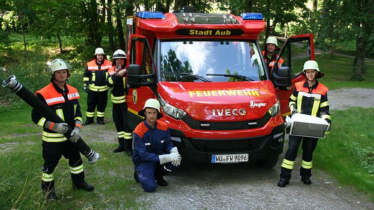 Soll möglicheweise nach Baldersheim abgegeben werden: Ein Tragkraftspritzenfahrzeug TWF-W der Auber Feuerwehr, hier bei einer Übung
