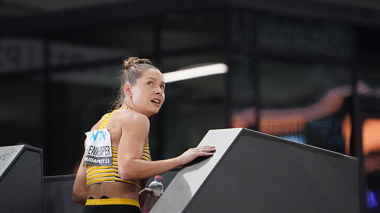 Leichtathletik Weltmeisterschaft.jpeg       -  Gina Lückenkemper kann beim Finale der Besten nur noch zuschauen.