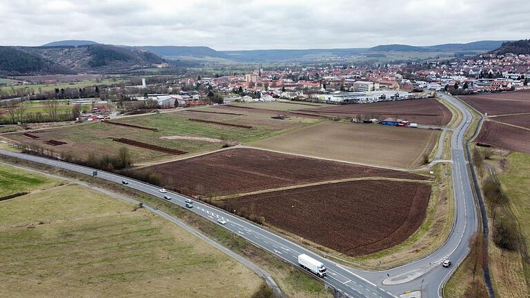 Blick auf den Bereich Hochstein-Süd bei Hammelburg - Blick auf den Bereich Hochstein-Süd bei Hammelburg Blick auf den Bereich Hochstein-Süd bei Hammelburg - Blick auf den Bereich Hochstein-Süd bei Hammelburg