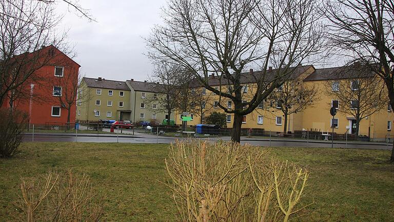 Sozialer Brennpunkt: die insgesamt vier Wohnblocks in der Tannenberg- beziehungsweise Egerländer Straße.