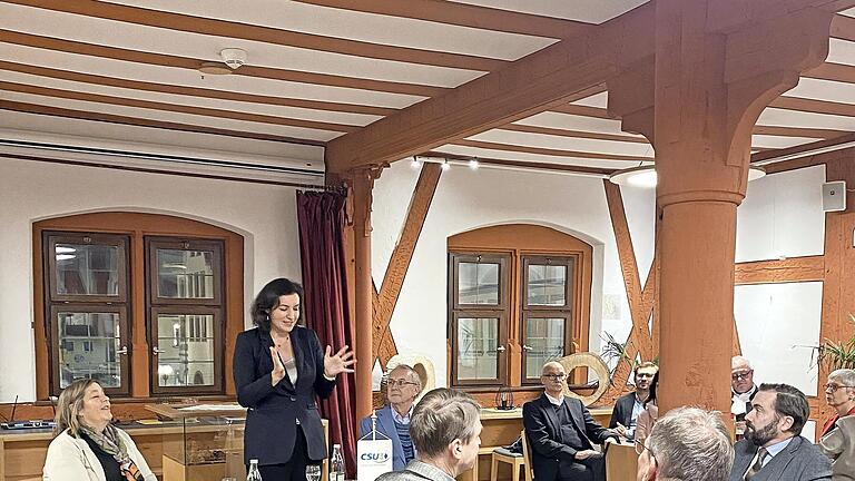 Beim Dreikönigstreffen der CSU-Ortsverbände Bad Kissingens war MdB Dorothee Bär zu Gast.       -  Beim Dreikönigstreffen der CSU-Ortsverbände Bad Kissingens war MdB Dorothee Bär zu Gast.