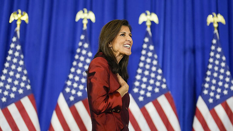 Wahlkampf in den USA - Haley in South Carolina.jpeg       -  Sie kämpft, aber hat im Grunde keine Chance mehr: die republikanische Präsidentschaftskandidatin Nikki Haley.