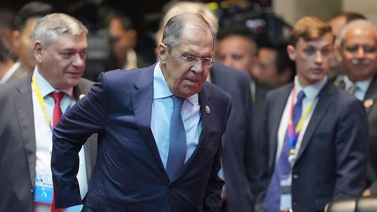Asean-Gipfel in Laos       -  Zu einem direkten Treffen zwischen dem russischen Außenminister Sergej Lawrow und US-Außenminister Antony Blinken kam es beim Asean-Gipfel nicht.
