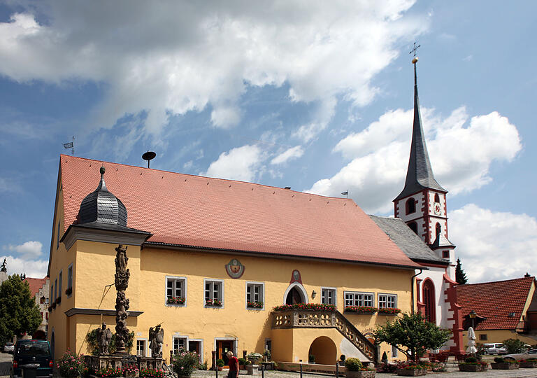 Das Alte Rathaus in Frickenhausen. Foto: Theresa Müller Das Alte Rathaus in Frickenhausen. Foto: Theresa Müller