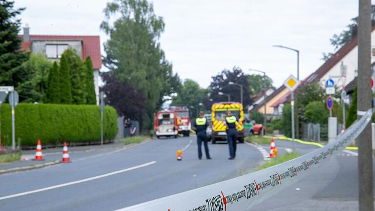 Großeinsatz der Polizei in Altdorf bei Nürnberg       -  Auf einen Feueralarm folgte ein Polizeieinsatz.