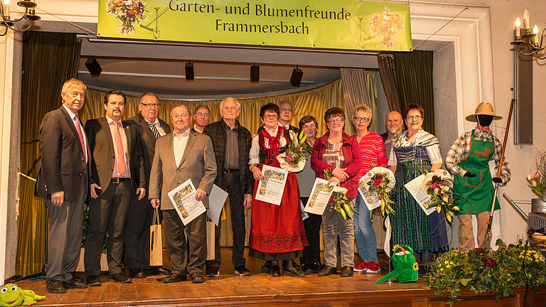 Ehrungen bei den Garten- und Blumenfreunden.