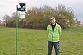 Eine solarbetriebene Station am Golfgelände in Löffelsterz liefert Uwe Memmel Wetterdaten direkt auf seinen Computer und erlaubt Verknüpfungen mit dem Pflegeprogramm für den Platz.