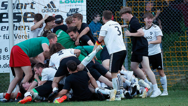 Der erste Relegationswoche, in der unter anderem die zweite Mannschaft des SV Kürnach (im Bild) aufstieg, ist vorüber, die zweite beginnt.
