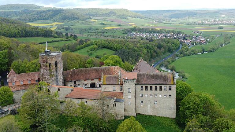 Schloss Saaleck wartet seit 2021 auf eine gastronomische Wiederbelebung.&nbsp;&nbsp;