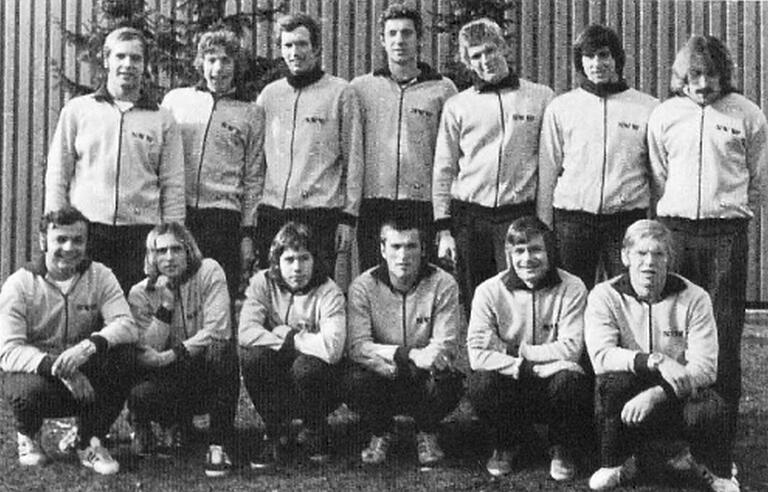 Die Herren des SV 05 Würzburg wurden 1972 Deutscher Mannschaftsmeister.