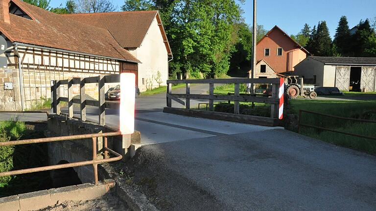 Die Brücke in Hohnhausen ist ein Sanierungsfall.