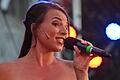 Nina Basten mit dem Song 'I will survive' von Gloria Gaynor beim musikalischen Cocktail der Frankenfestspiele. Der Titel darf als Botschaft verstanden werden, nachdem die Festspiele im vergangenen Jahr komplett abgesagt werden mussten.&nbsp;
