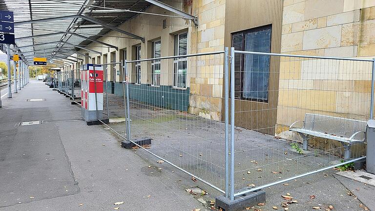 Der Bahnhof Bad Kissingen ist in einem schlechten Zustand.