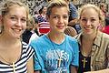 Am schönsten ist das Gefühl, es geschafft zu haben: Anneli (links) und Rebecca Hornung mit Cousin Robert Seifert.