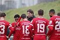 Trainer Martin Lanig (Mitte) trifft mit den Würzburger Kickers in Heilbronn auf Süd-West-Regionalligist SGV Freiberg.