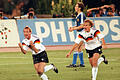 WM 1990 - Brehme und Klinsmann.jpeg       -  Ein Moment für die Ewigkeit: Andreas Brehme bejubelt sein Tor im WM-Finale 1990 gegen Argentinien.