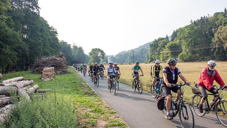 Die 28. Landrad(t)s-Tour findet am Donnerstag, 5. September, mit Landrat Thomas Schiebel ab Gemünden statt. Das Bild zeigt eine Aufnahme aus dem vergangenen Jahr. Die 28. Landrad(t)s-Tour findet am Donnerstag, 5. September, mit Landrat Thomas Schiebel ab Gemünden statt. Das Bild zeigt eine Aufnahme aus dem vergangenen Jahr.