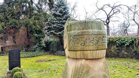 Das Grab von Paul Graf von Waldersee (links) auf dem Königsberger Friedhof.