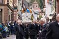 Rund 10.000 Menschen verfolgten am Freitagvormittag die traditionelle Karfreitagsprozession durch die Lohrer Innenstadt.
