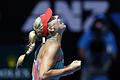 Im Finale       -  Angelique Kerber hat es geschafft und trifft nun im Finale auf die Weltranglisten-Erste Serena Williams. Foto: Made Nagi