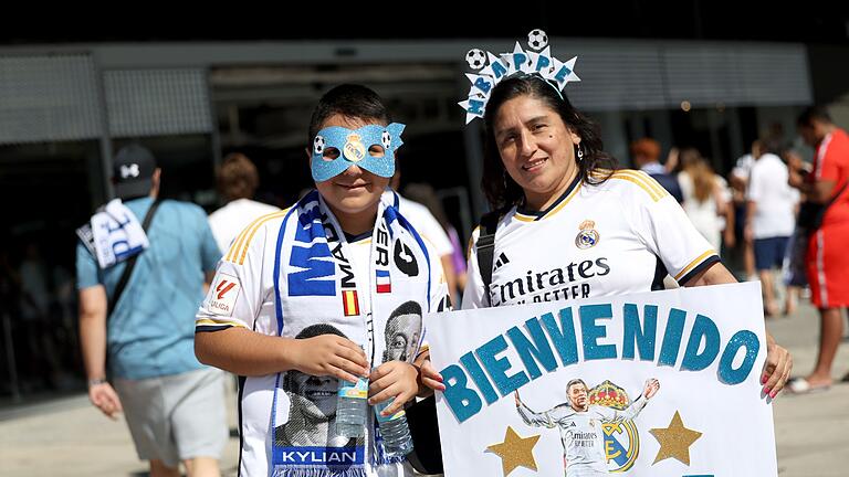 Vorstellung von Kylian Mbappé als Neuzugang von Real Madrid       -  Die Fans freuen sich auf die neueste Attraktion.