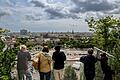 Grüner Bunker in St. Pauli nun für alle offen       -  Aussicht bestaunen